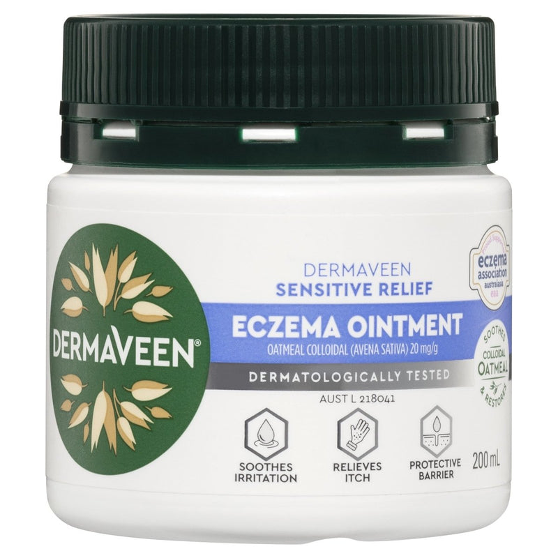 DermaVeen Sensitive Relief Eczema Ointment 200mL - Vital Pharmacy Supplies