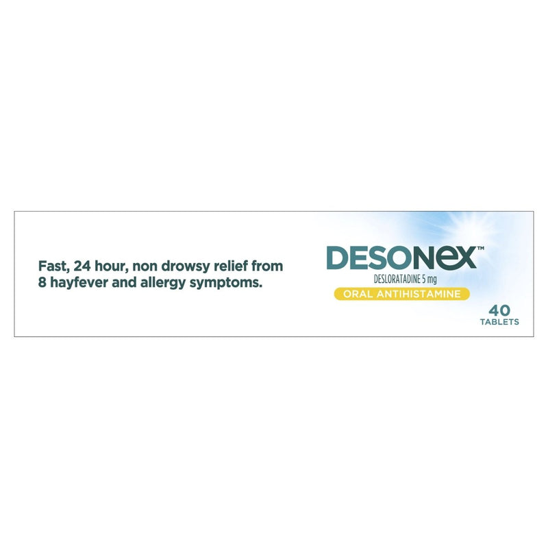 Desonex 24 Hours Hayfever & Allergy Relief 40 Tablets - Vital Pharmacy Supplies