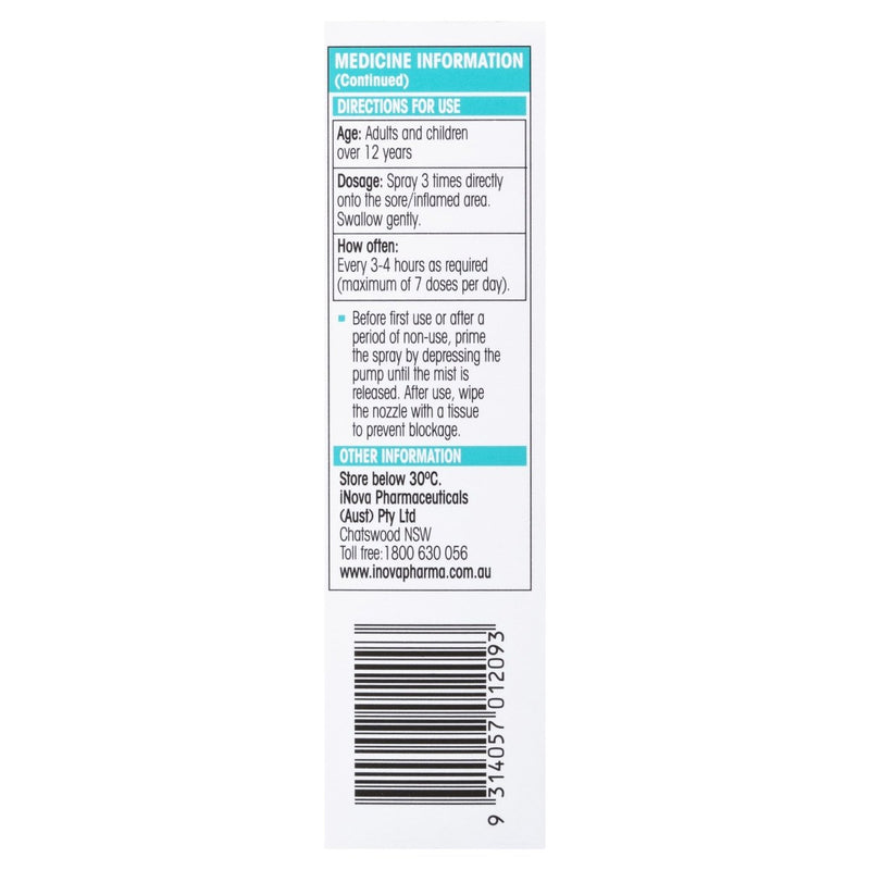 Difflam Plus Sore Throat Spray 30mL - Vital Pharmacy Supplies