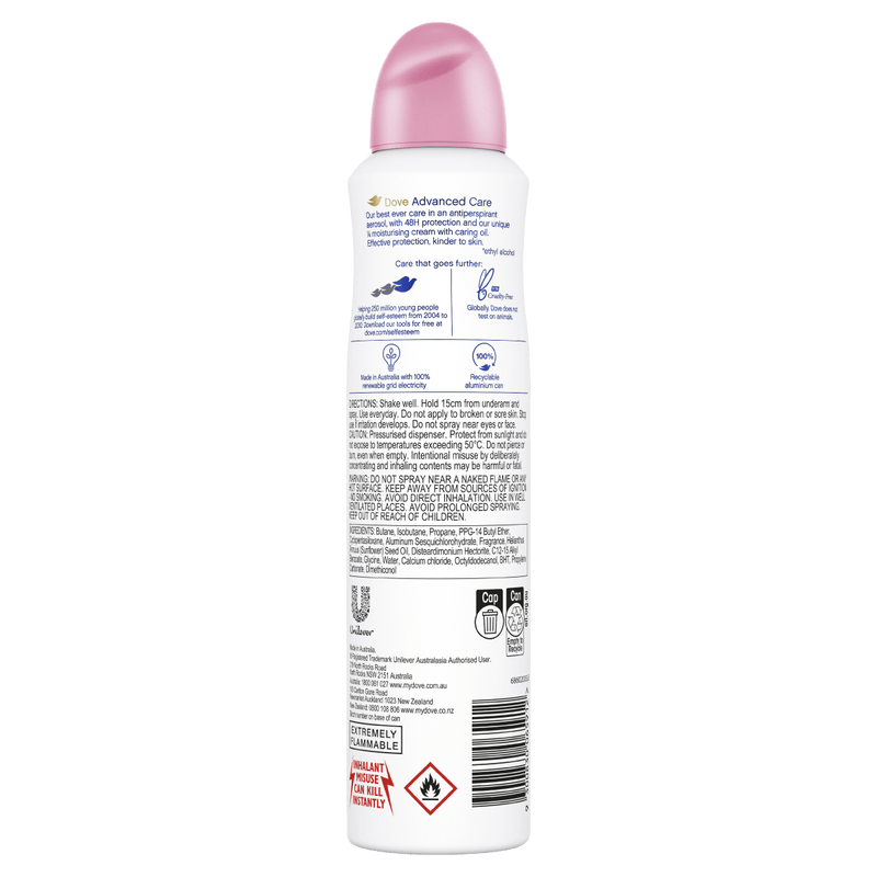 Dove Advanced Care Go Fresh Pomegranate & Lemon Verbena Aerosol Deodorant 220mL - Vital Pharmacy Supplies