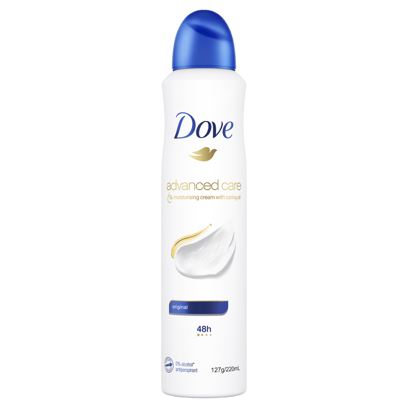 Dove Advanced Care Original Antiperspirant Aerosol Deodorant 220mL - Vital Pharmacy Supplies