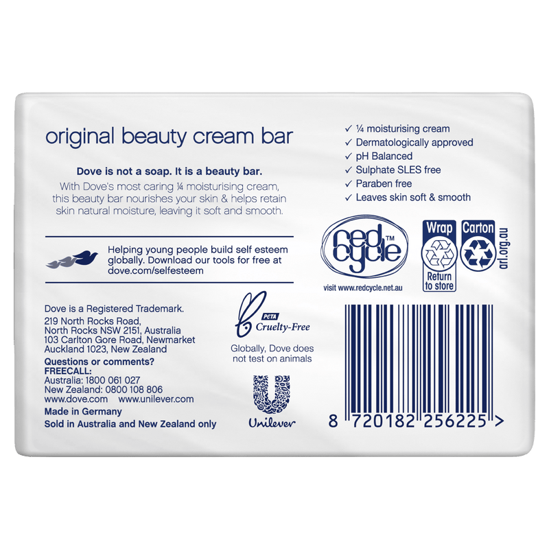 Dove Original Beauty Cream Bar 90g x 2 Pack - Vital Pharmacy Supplies