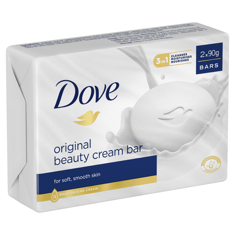 Dove Original Beauty Cream Bar 90g x 2 Pack - Vital Pharmacy Supplies