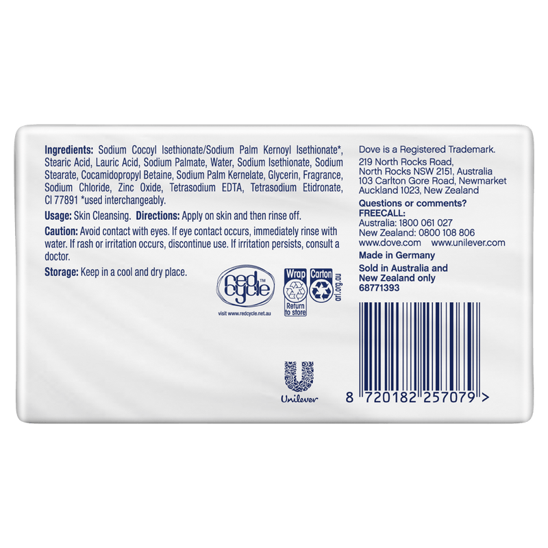 Dove Original Beauty Cream Bar 90g x 4 Pack - Vital Pharmacy Supplies