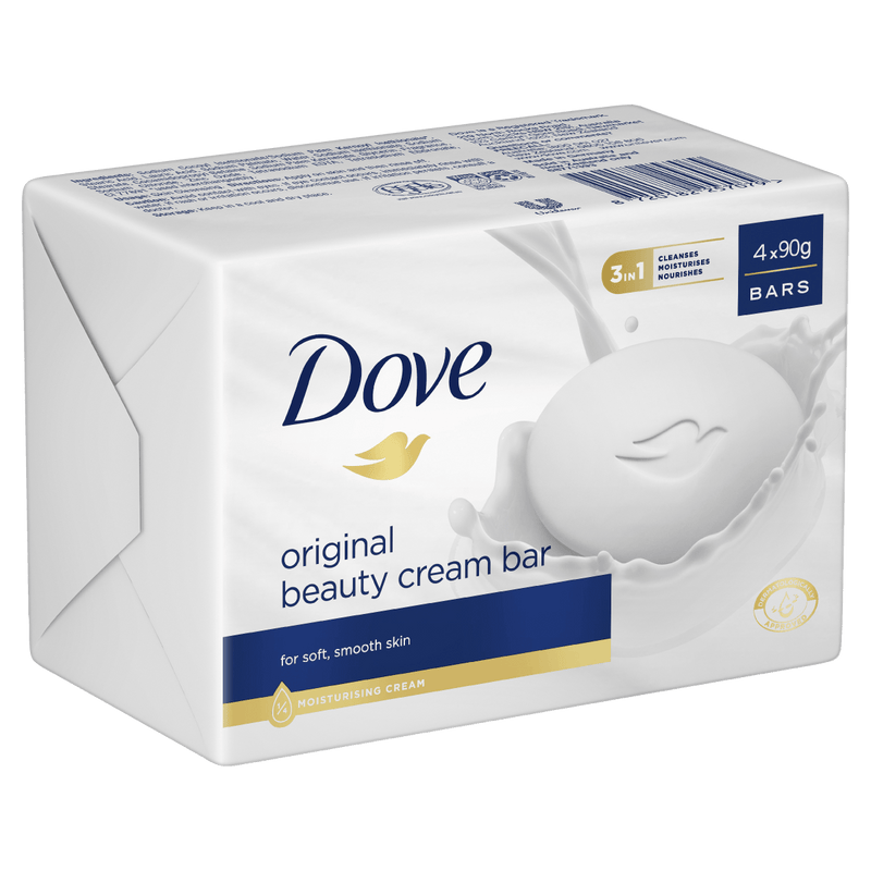 Dove Original Beauty Cream Bar 90g x 4 Pack - Vital Pharmacy Supplies