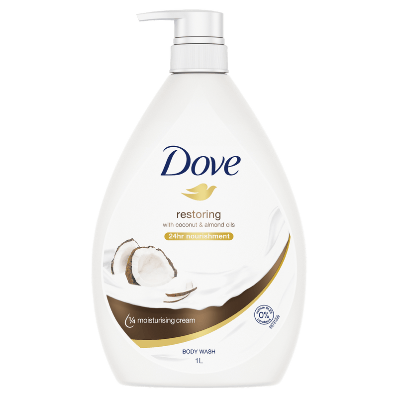 Dove Refreshing Coconut & Almond Oils Body Wash 1L - Vital Pharmacy Supplies