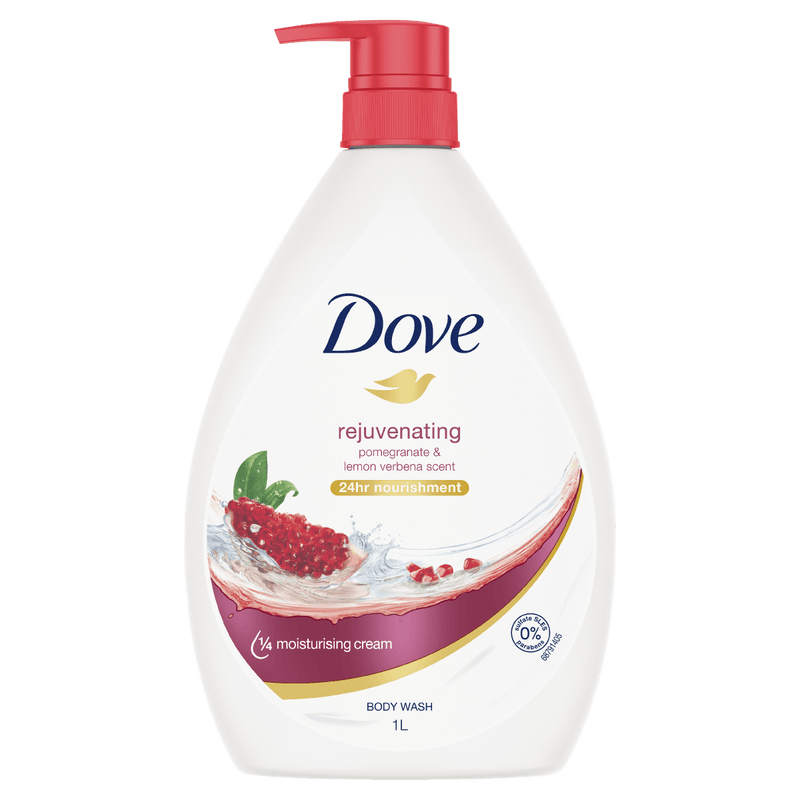 Dove Rejuvenating Pomegranate & Lemon Verbena Body Wash 1L - Vital Pharmacy Supplies