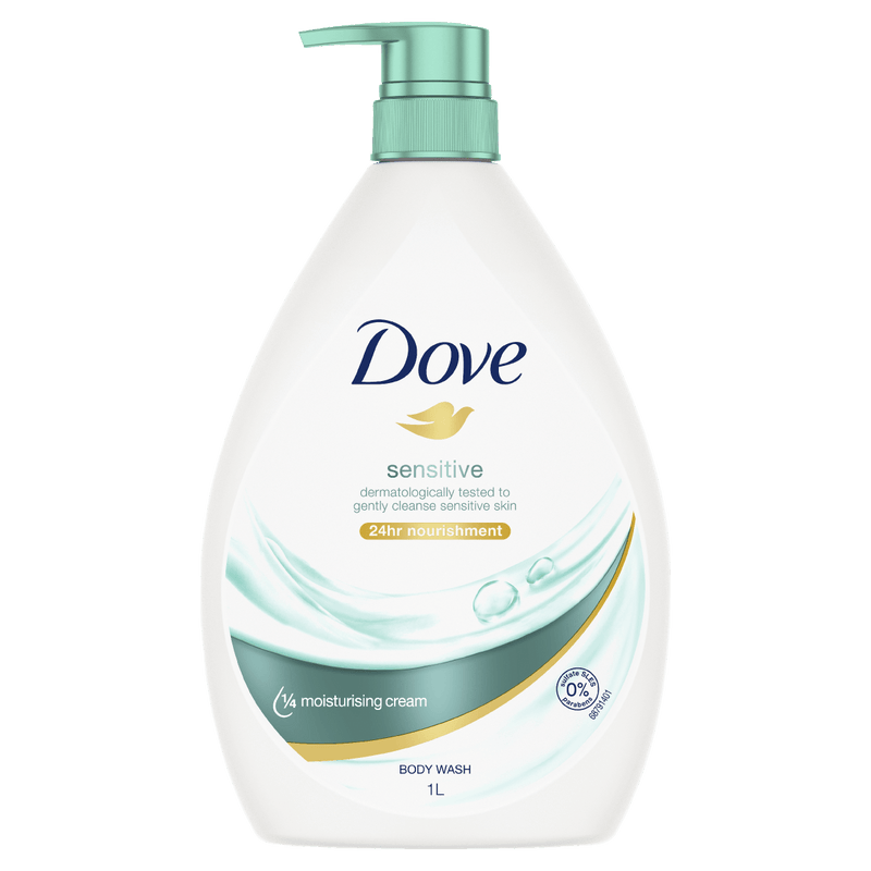 Dove Sensitive Skin Nourishing Body Wash 1L - Vital Pharmacy Supplies