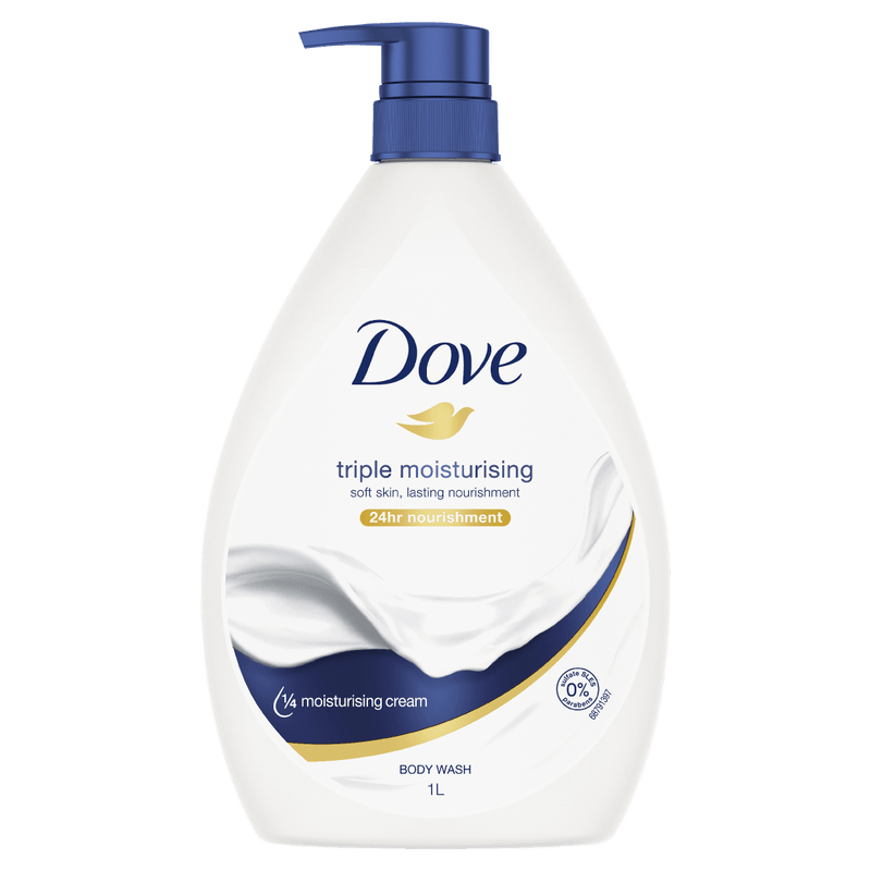 Dove Triple Moisturising Body Wash 1L - Vital Pharmacy Supplies