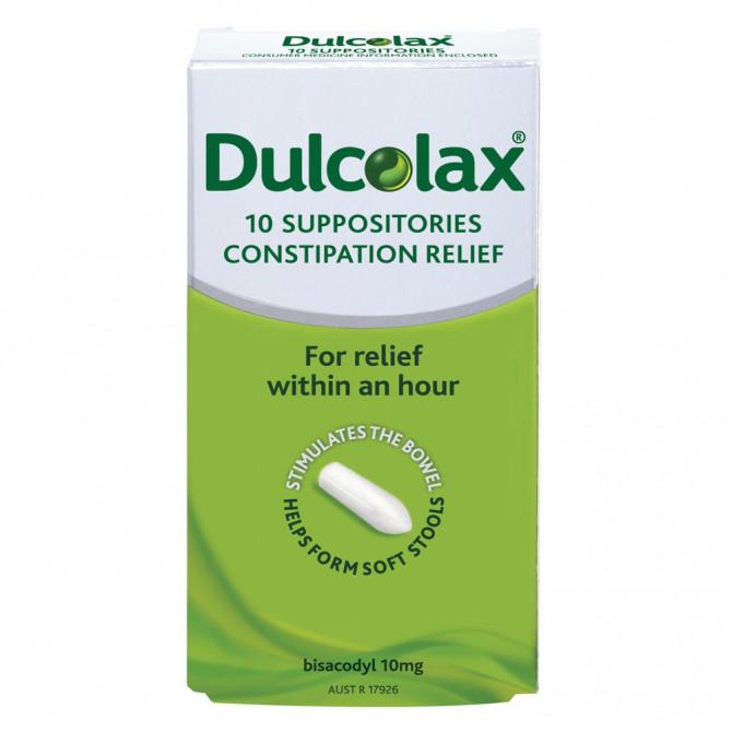 Dulcolax Suppositories 10 Pack - Vital Pharmacy Supplies