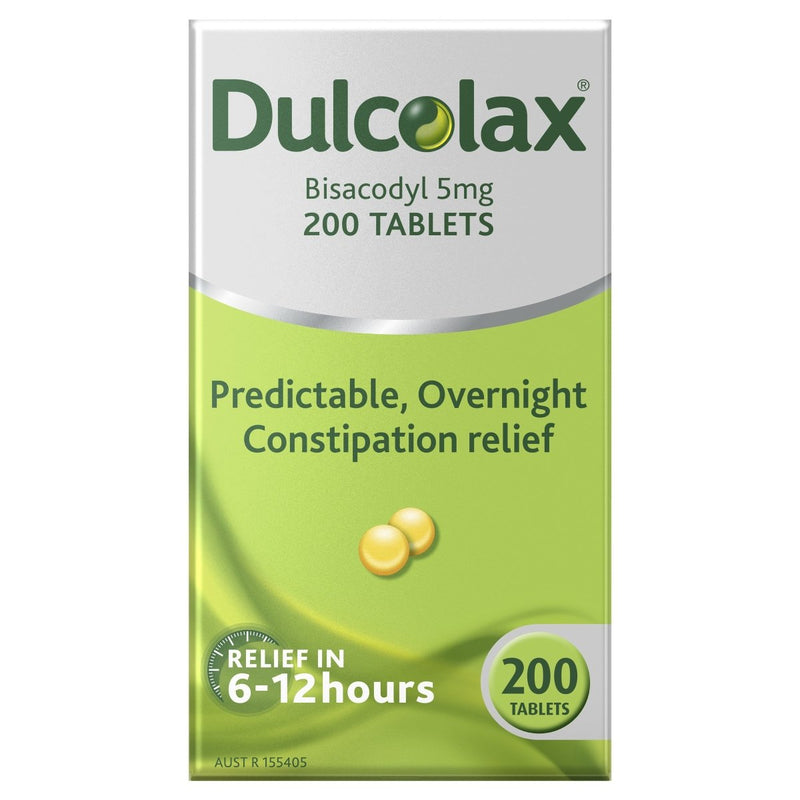 Dulcolax Tablets 200 Pack - Vital Pharmacy Supplies