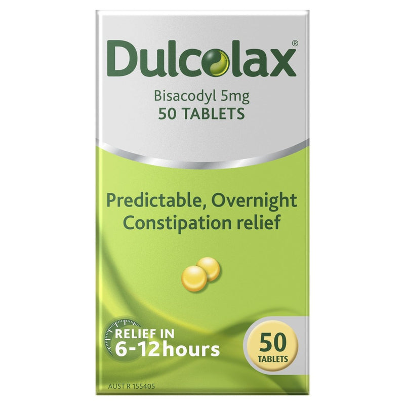 Dulcolax Tablets 50 Pack - Vital Pharmacy Supplies