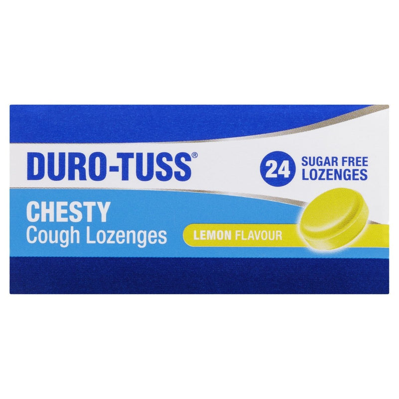 DURO-TUSS Chesty Cough Lemon 24 Lozenges - Vital Pharmacy Supplies
