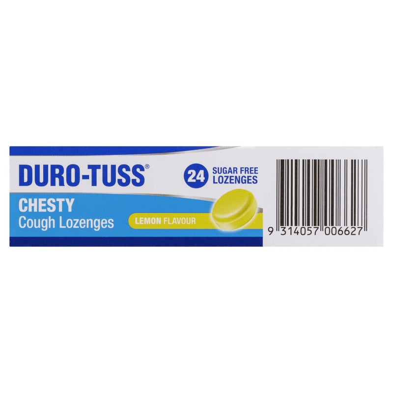 DURO-TUSS Chesty Cough Lemon 24 Lozenges - Vital Pharmacy Supplies