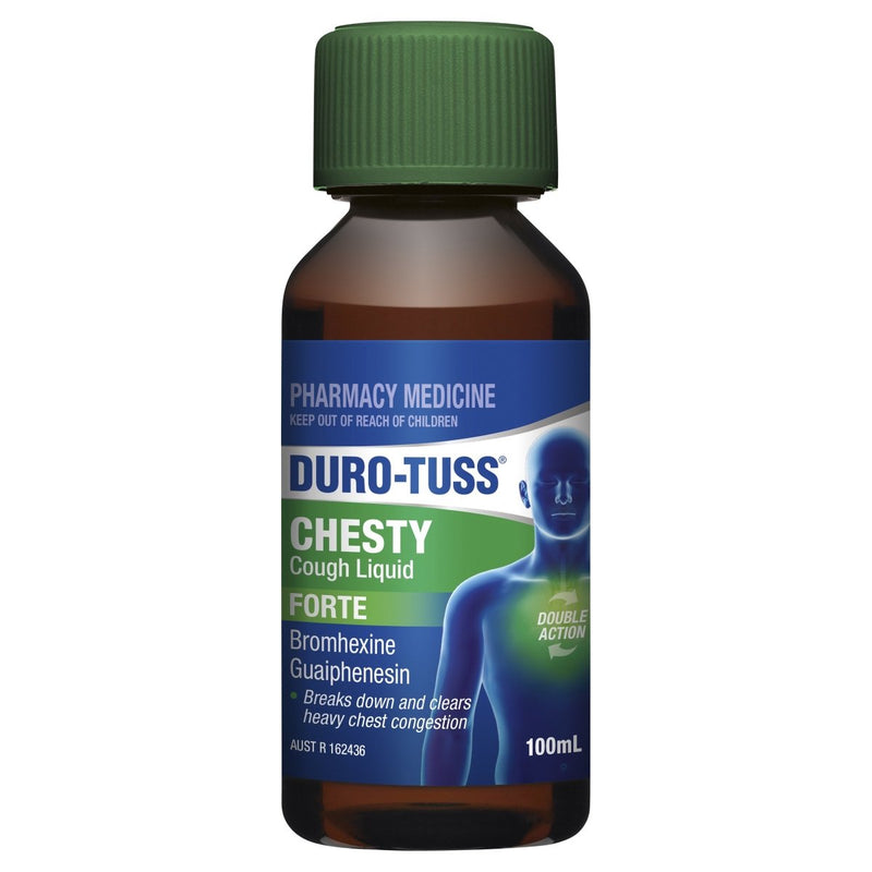 DURO-TUSS Chesty Cough Liquid Forte 100mL - Vital Pharmacy Supplies