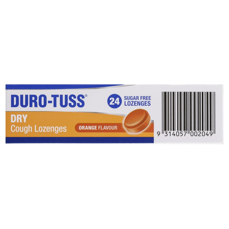 DURO-TUSS Dry Cough Orange 24 Lozenges - Vital Pharmacy Supplies