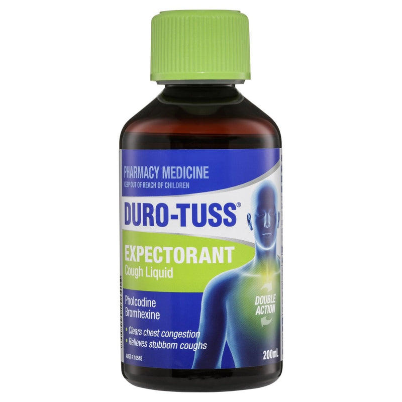 DURO-TUSS Expectorant Cough Liquid 200mL - Vital Pharmacy Supplies