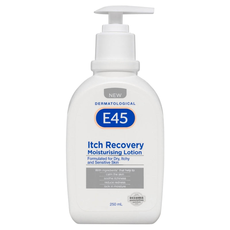 E45 Itch Recovery Moisturising Lotion 250mL - Vital Pharmacy Supplies