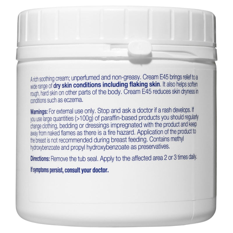 E45 Moisturising Cream 350g - Vital Pharmacy Supplies