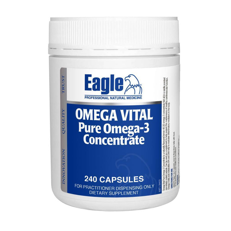 Eagle Omega Vital Pure Omega-3 Concentrate 240 Capsules - Vital Pharmacy Supplies