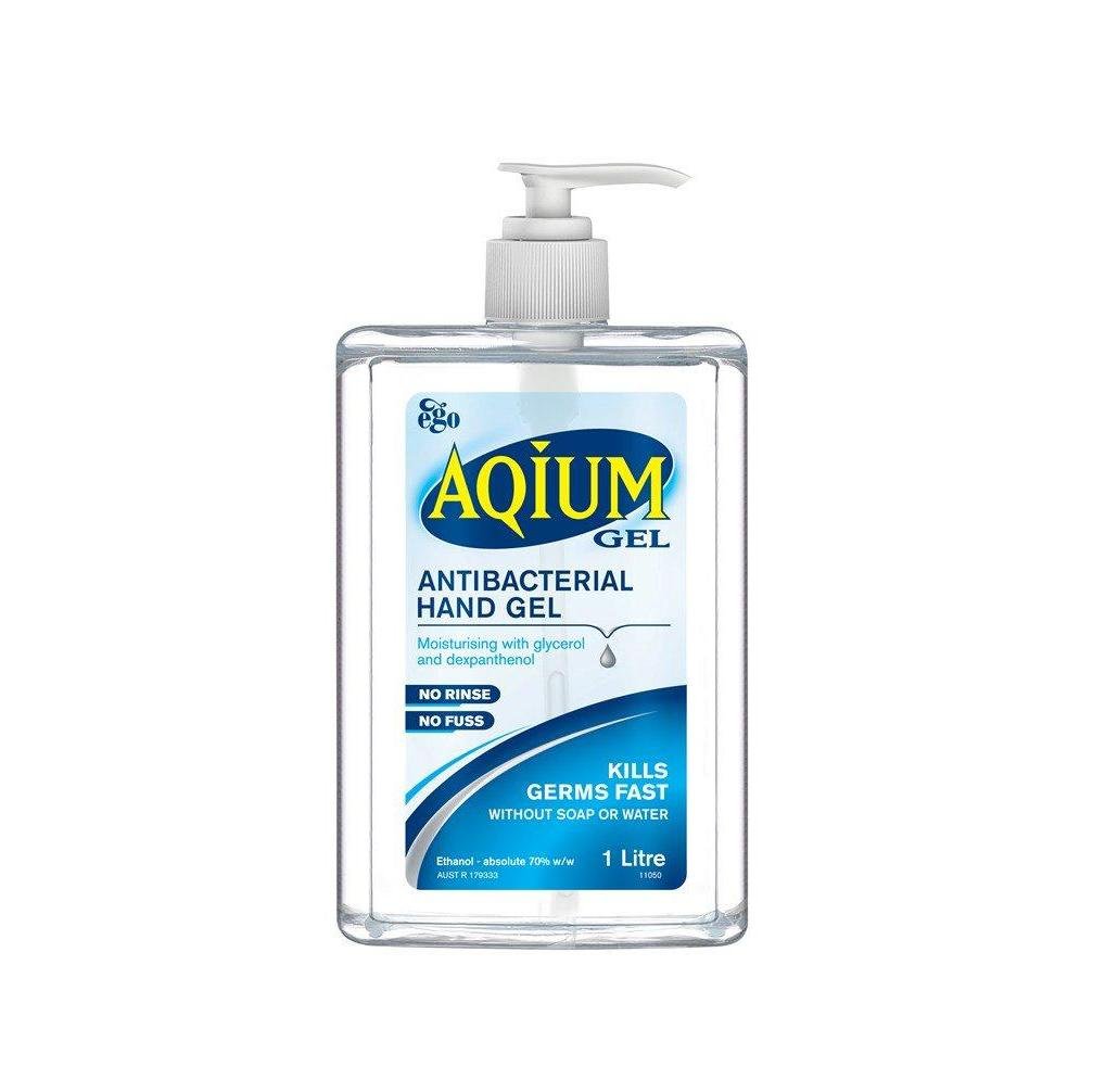 Ego Aqium Hand Sanitiser 1L - Vital Pharmacy Supplies
