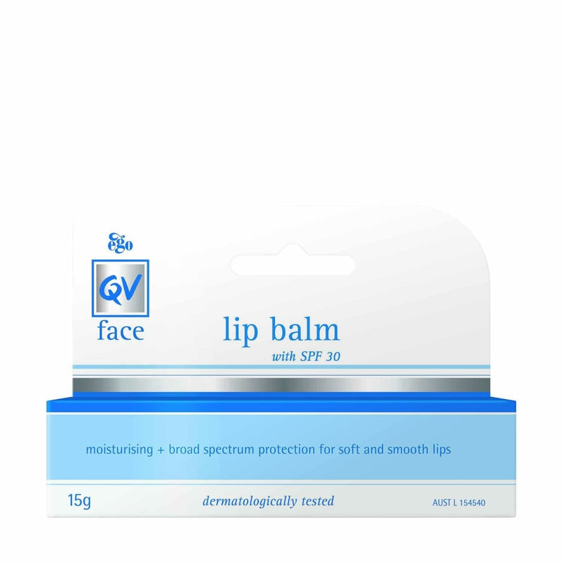 Ego QV Face Lip Balm SPF30+ 15g - Vital Pharmacy Supplies