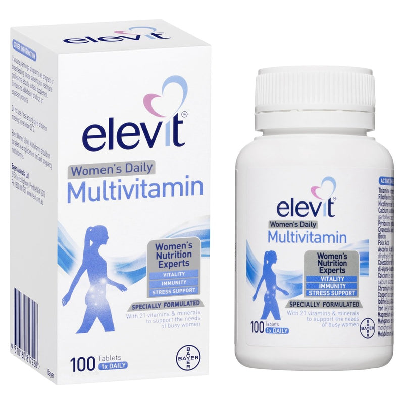 Elevit Women's Daily Multivitamin 100 Tablets - Vital Pharmacy Supplies
