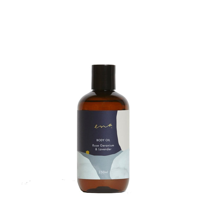 ENA Rose Geranium & Lavender Body Oil 250mL - Vital Pharmacy Supplies