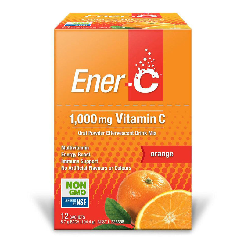 Ener-C 1000mg Vitamin C Orange 12 Sachets