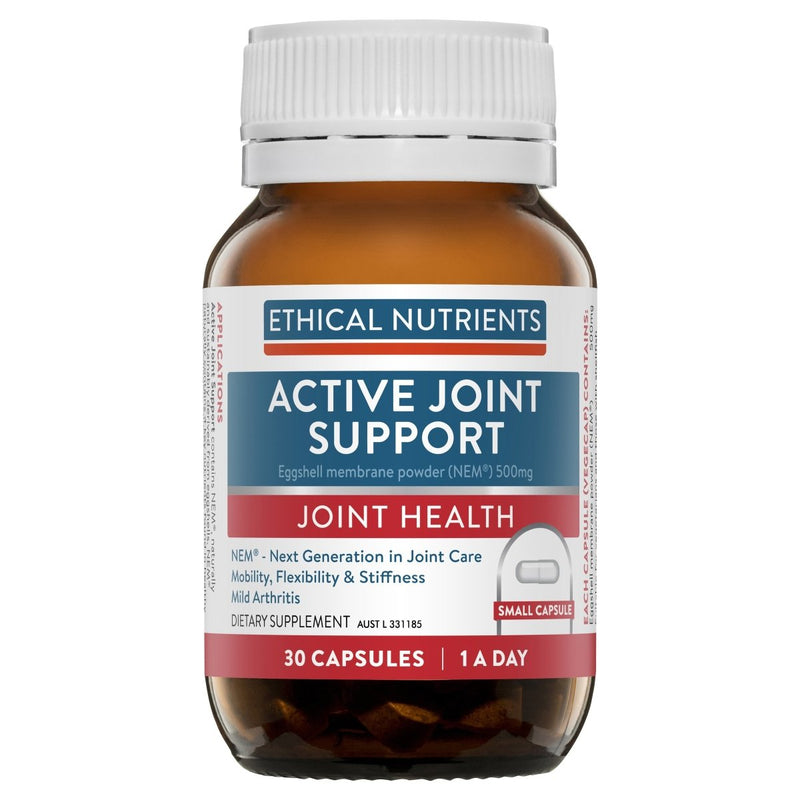 Ethical Nutrients Active Joint Support 30 Capsules - Vital Pharmacy Supplies