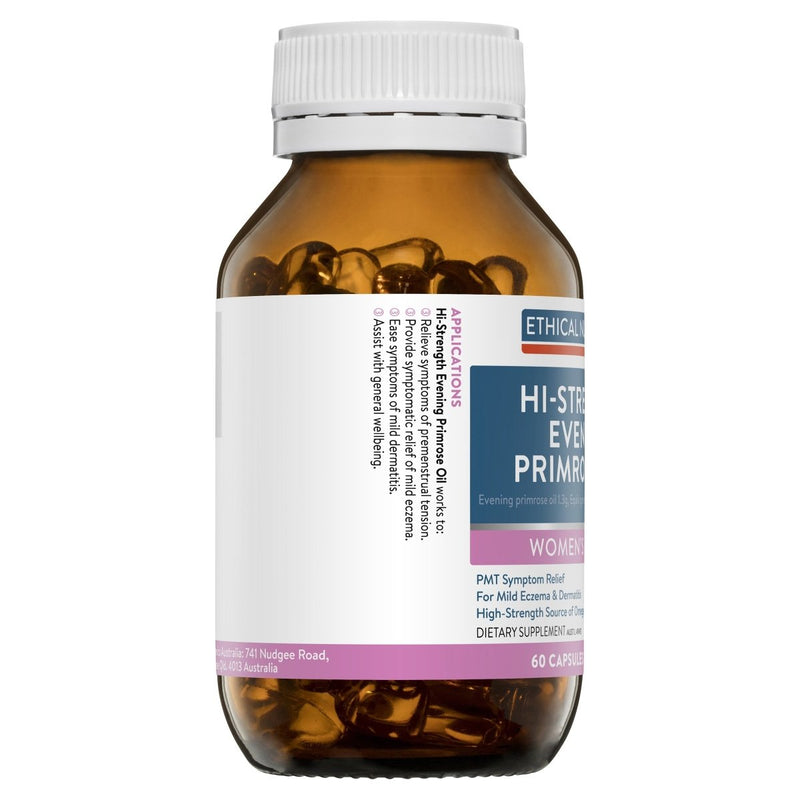 Ethical Nutrients Hi-Strength Evening Primrose Oil 60 Capsules - Vital Pharmacy Supplies