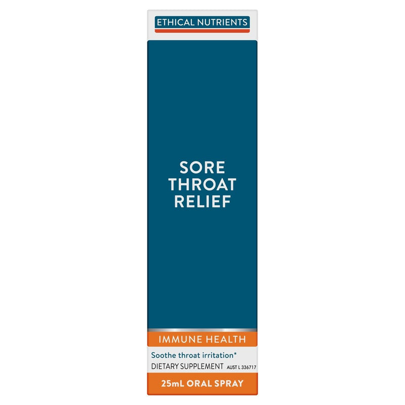 Ethical Nutrients Immuzorb Sore Throat Relief 25mL - Vital Pharmacy Supplies