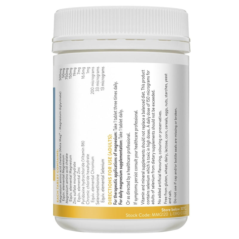 Ethical Nutrients Megazorb Mega Magnesium 120 Tablets - Vital Pharmacy Supplies