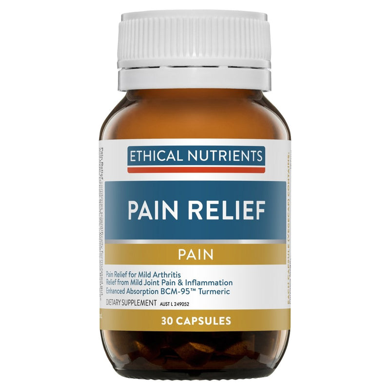 Ethical Nutrients Pain Relief 30 Capsules - Vital Pharmacy Supplies