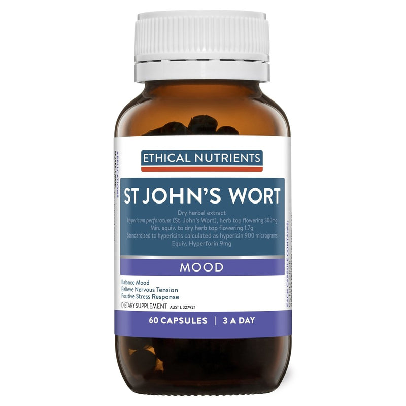 Ethical Nutrients St John's Wort 60 Capsules - Vital Pharmacy Supplies