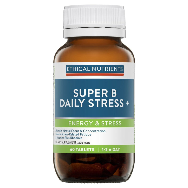 Ethical Nutrients Super B Daily Stress + 60 Tablets - Vital Pharmacy Supplies