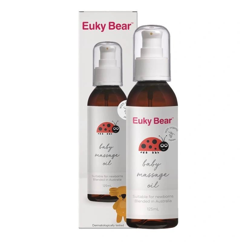 Euky Bear Baby Massage Oil 125mL - Vital Pharmacy Supplies