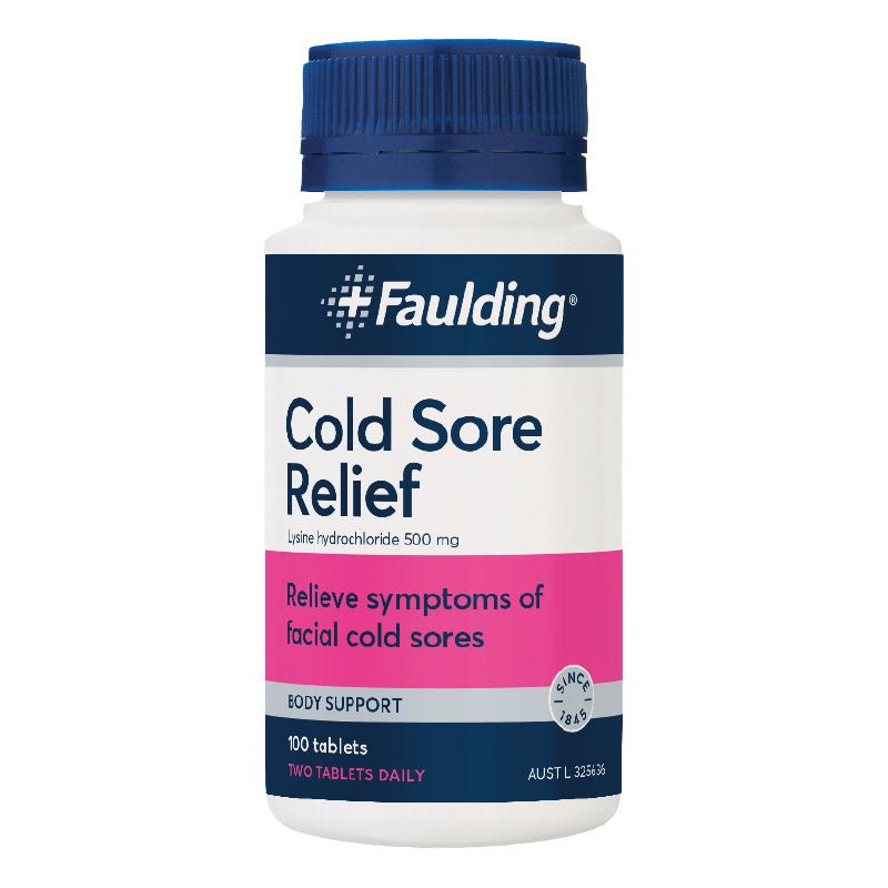 Faulding Cold Sore Relief 100 Tablets - Vital Pharmacy Supplies