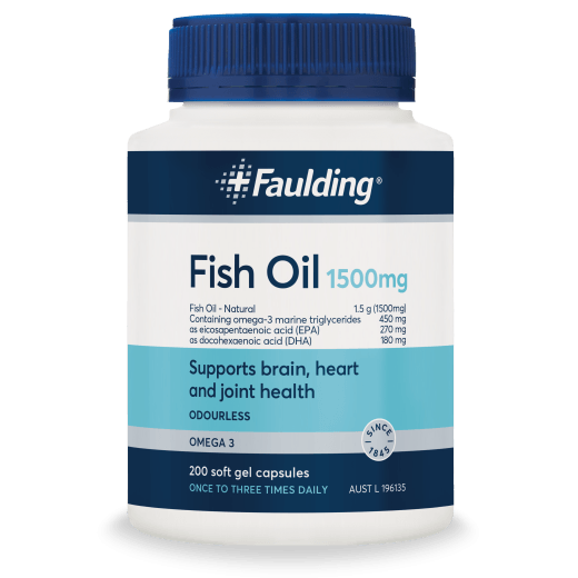 Faulding Fish Oil 1500mg 200 Capsules