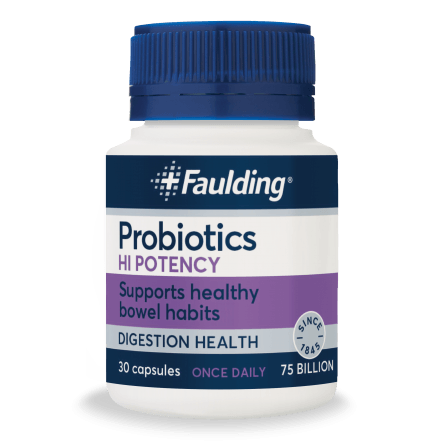 Faulding Hi Potency 75 Billion Probiotics 30 Capsules