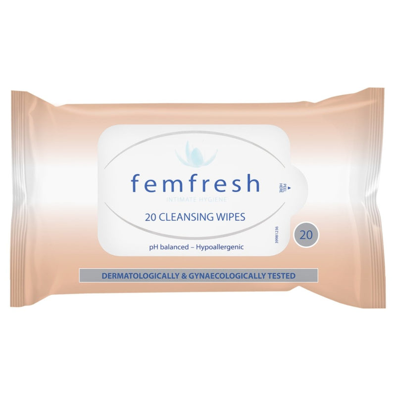 Femfresh Cleansing Wipes 20 Pack - Vital Pharmacy Supplies