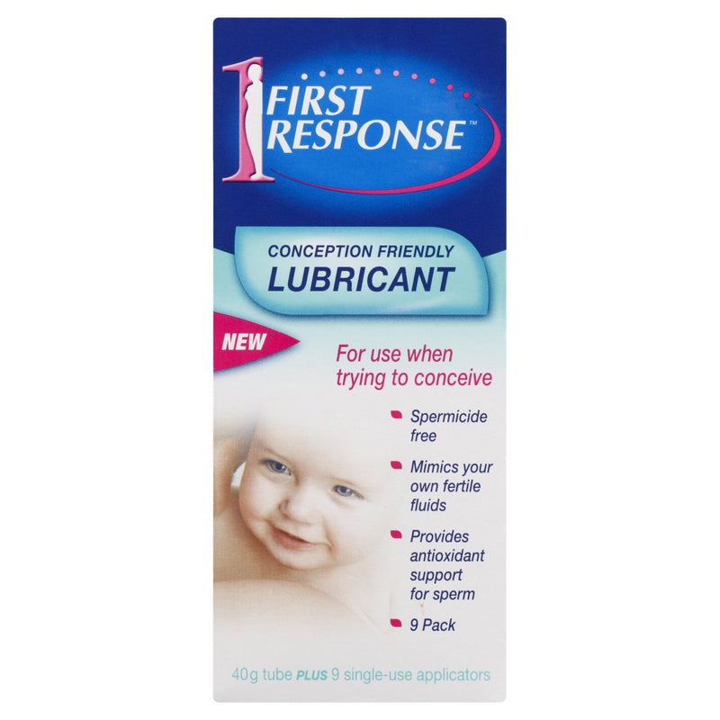 First Response Conception Friendly Lubricant 9 Pack - Vital Pharmacy Supplies