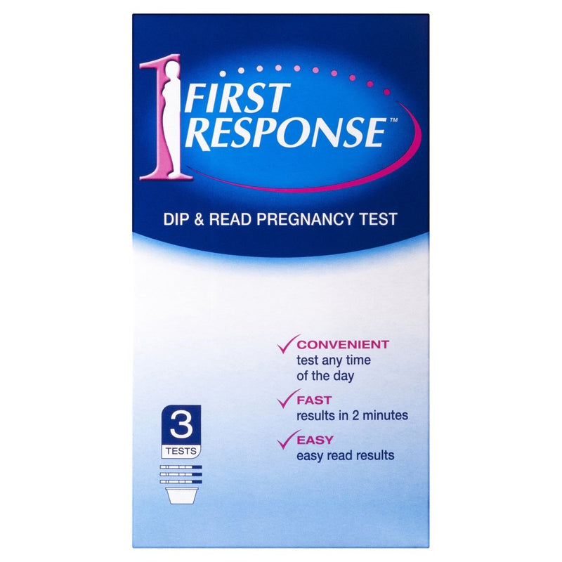 First Response Dip & Read Pregnancy Test 3 Pack - Vital Pharmacy Supplies