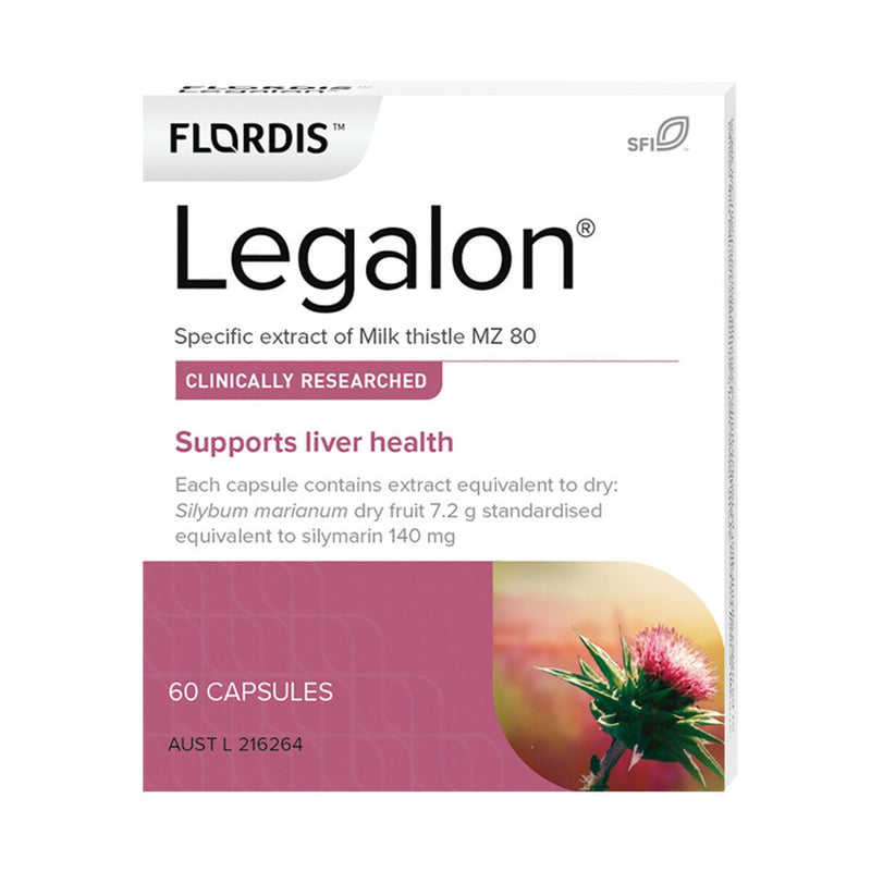 Flordis Legalon 60 Capsules - Vital Pharmacy Supplies