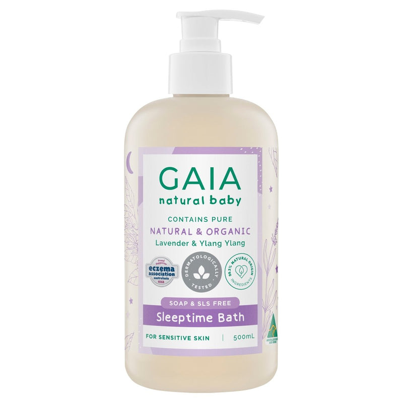 Gaia Natural Baby Bath Sleeptime 500mL - Vital Pharmacy Supplies