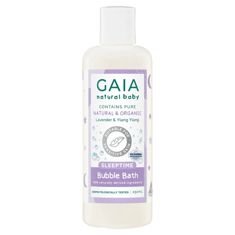 Gaia Natural Baby Bubble Bath Sleeptime 250mL - Vital Pharmacy Supplies