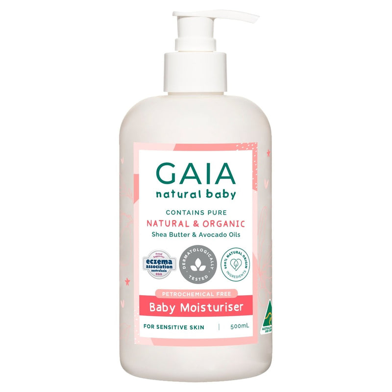 Gaia Natural Baby Moisturiser 500mL - Vital Pharmacy Supplies