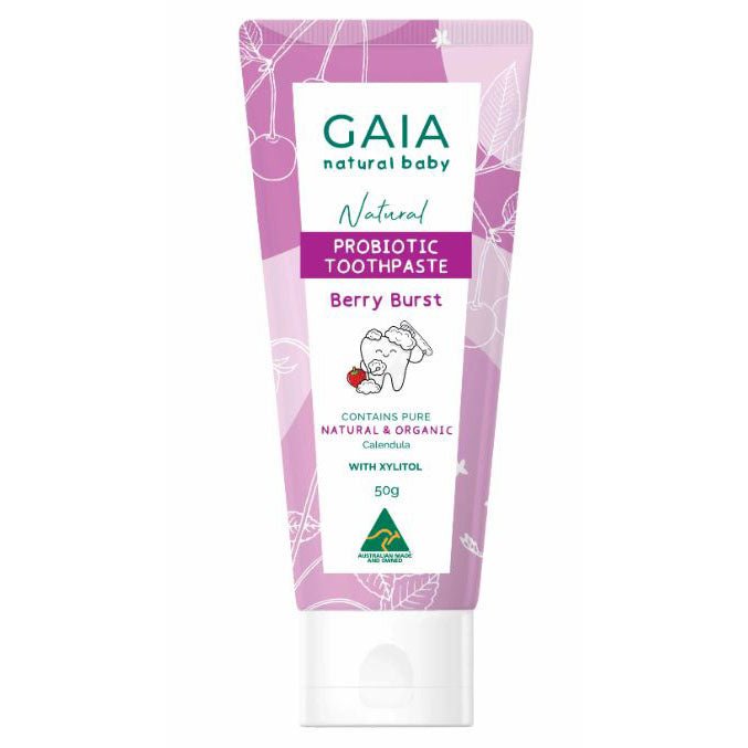 Gaia Natural Probiotic Toothpaste Berry Burst 50g - Vital Pharmacy Supplies