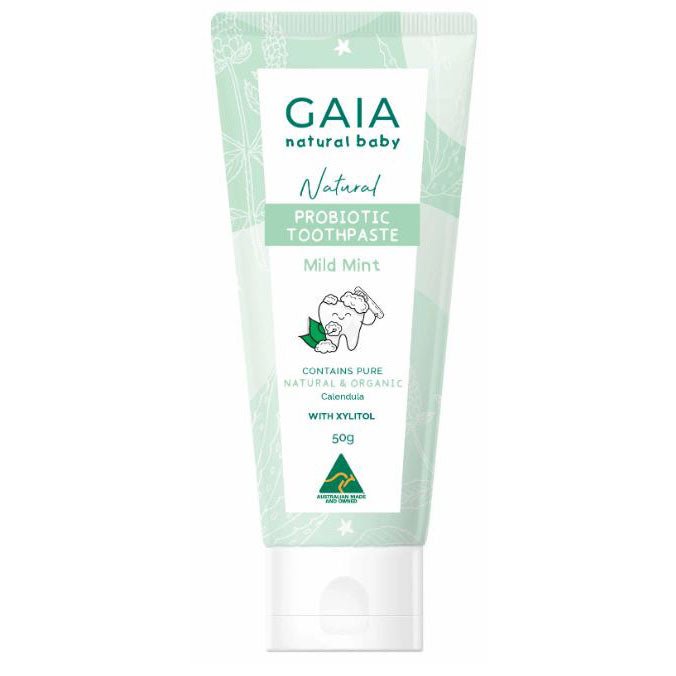 Gaia Natural Probiotic Toothpaste Mild Mint 50g - Vital Pharmacy Supplies