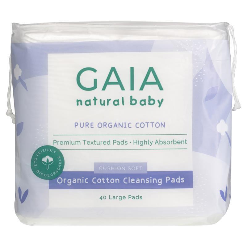 Gaia Organic Cotton Cleansing Pads 40 Pack - Vital Pharmacy Supplies